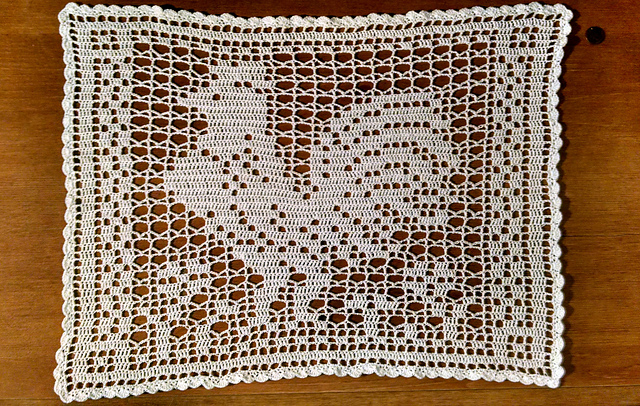 Rooster in Lacet Stitch