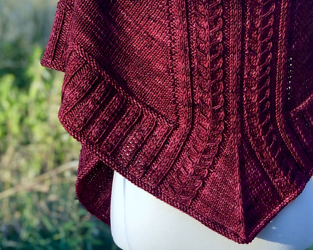 Two Tendrils Shawl