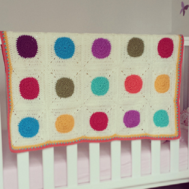 Bouncy Ball Baby Blanket