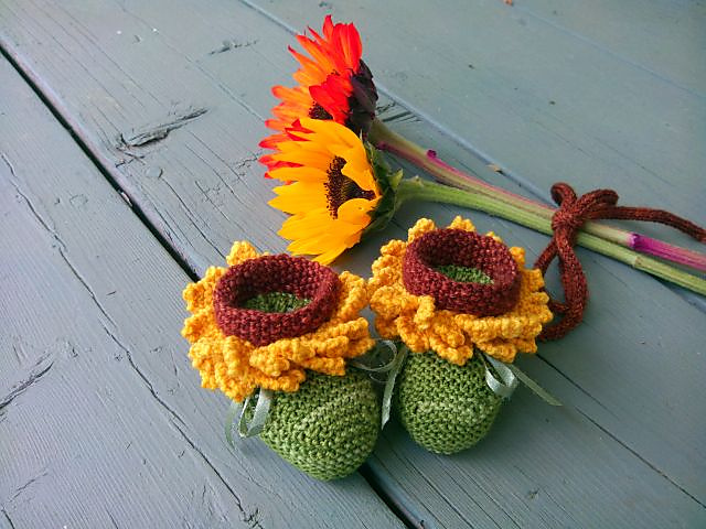 Sunflower Booties