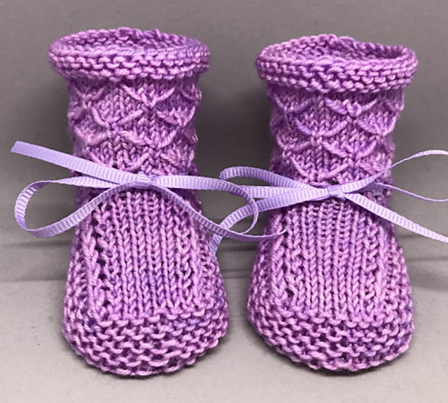 Quilted Cuff Booties