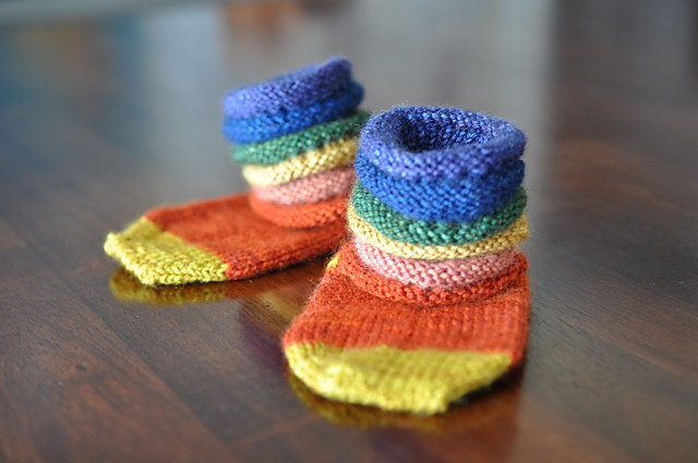 Rainbow Brite Socks