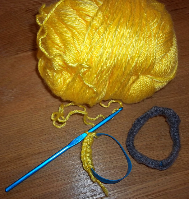 Crochet Pony Tail Holder