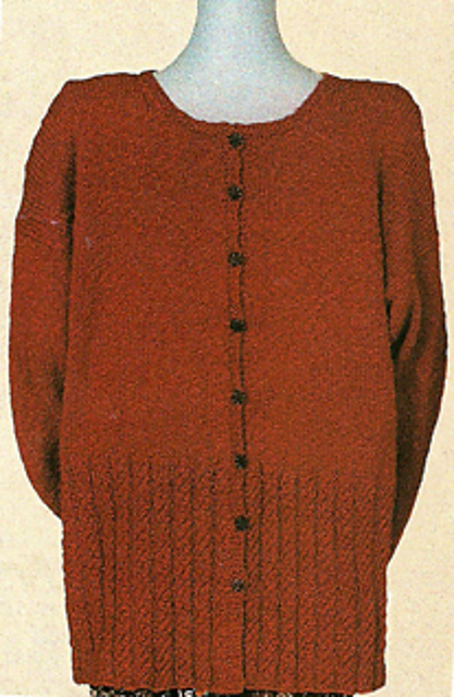 Spiral Rib Cardigan