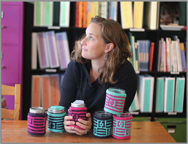 Mosaic Mason Jar Cozies
