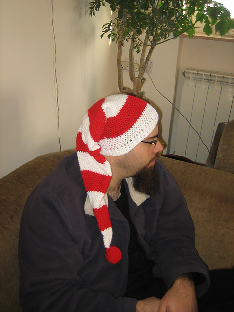 Crochet stocking cap