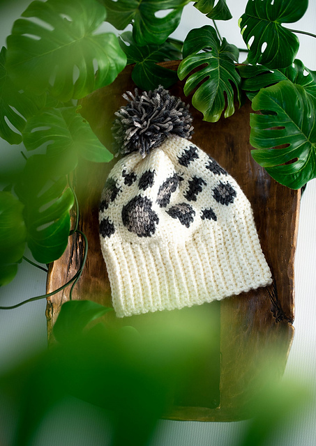 Snow Leopard Hat