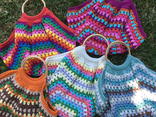 Granny Square Chic Bag