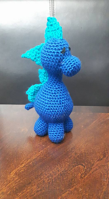 Boris the Crochet Dino