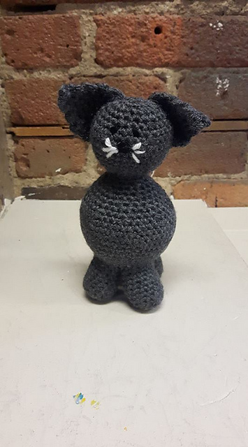 Mittens the Crochet Kitten