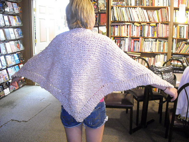 Basic Bottom Up Triangular Shawl #2