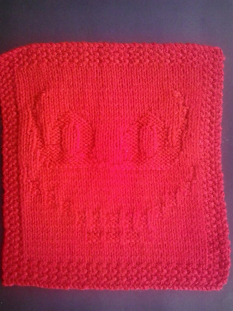 Cheshire Cat Dishcloth