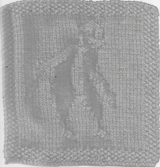 '9' Dishcloth Pattern