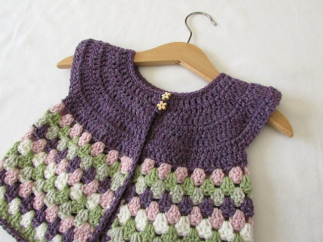 Granny Stripe Cardigan
