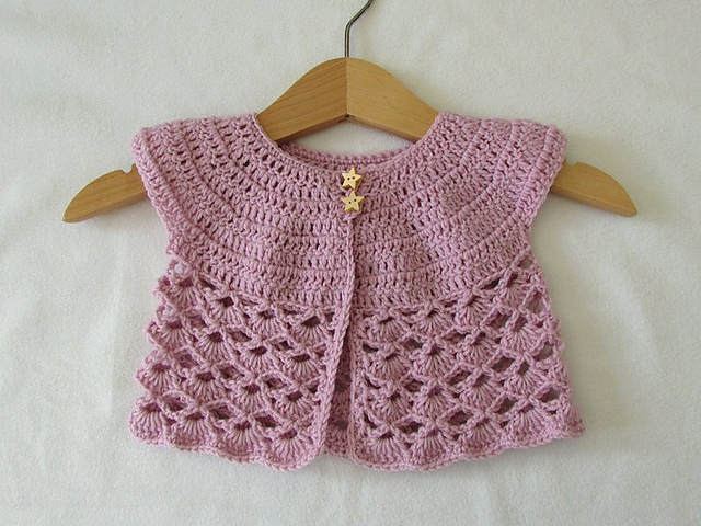 Lace Baby Cardigan