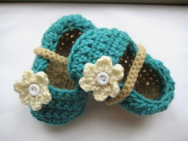 Ballet Flats Baby Booties