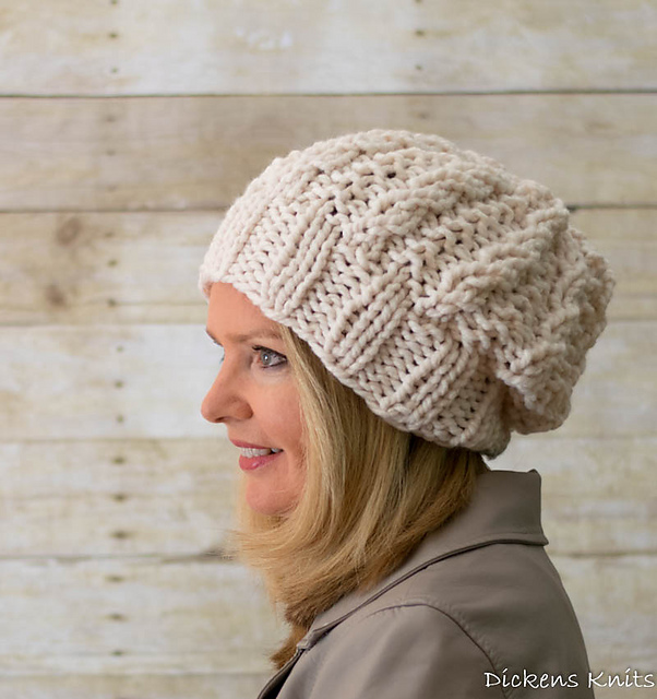 Twisted Slouchy Beanie