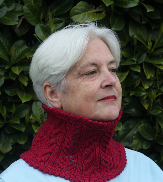 Sheila's Cable & Lace Cowl