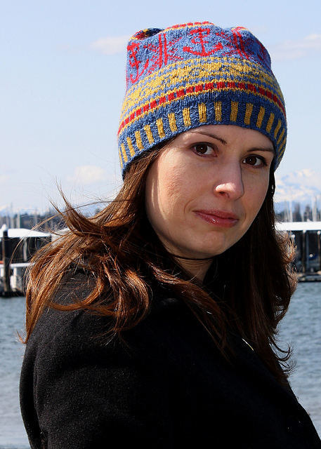 Fair Isle Anchors A Weigh Hat