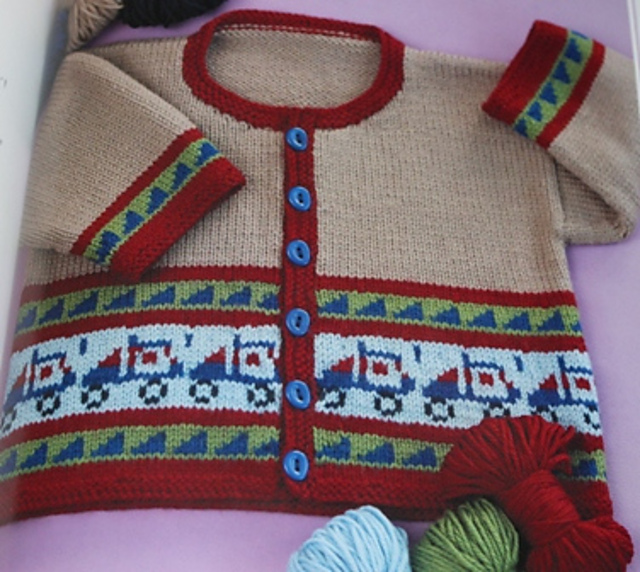 Dump Truck Cardigan