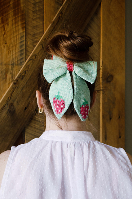 Summer Strawberry Scrunchie