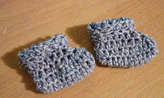 Denim Cuff 6cm Booties