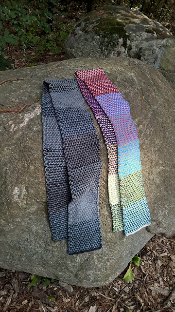 Multi-Colored Fabric Stitch Scarf