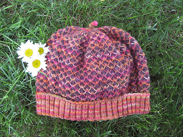 Slip-Stitch Quilted Hat for Adults