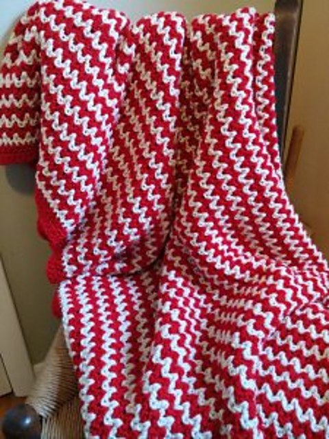 Cozy Peppermint Blanket