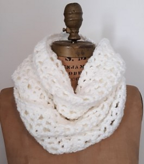 White Lace Scarf