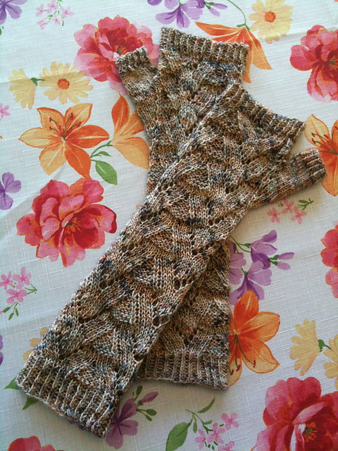 Monkey Fingerless Mitts
