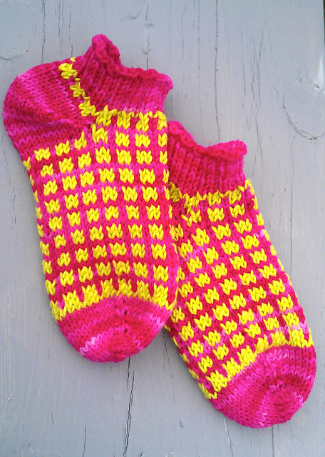 Windowpane Socks
