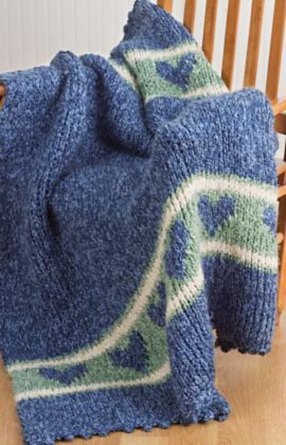 Cozy Heart Afghan