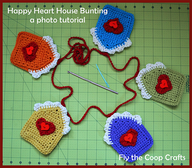 Happy Heart House Bunting