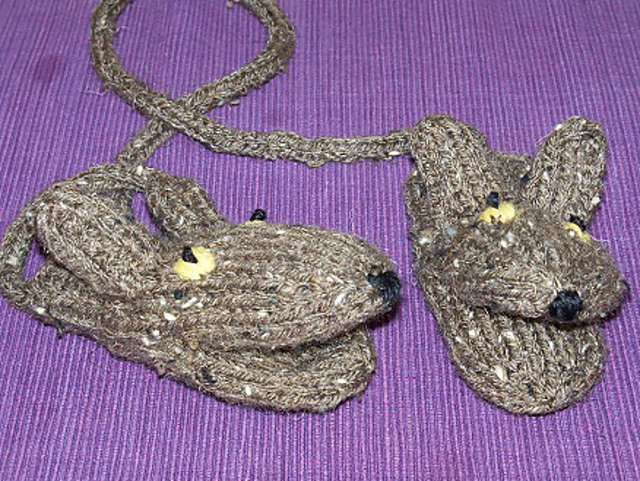 Animal Character Mittens