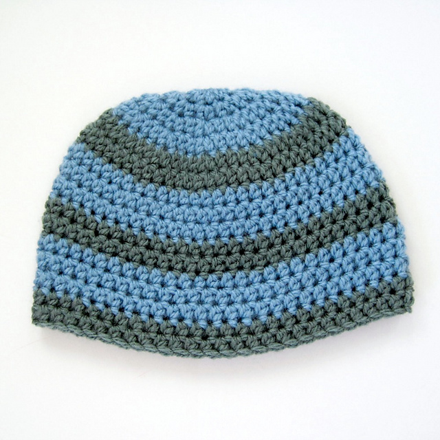 Striped Baby Boy Hat