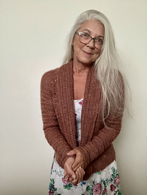 a grownup cardigan
