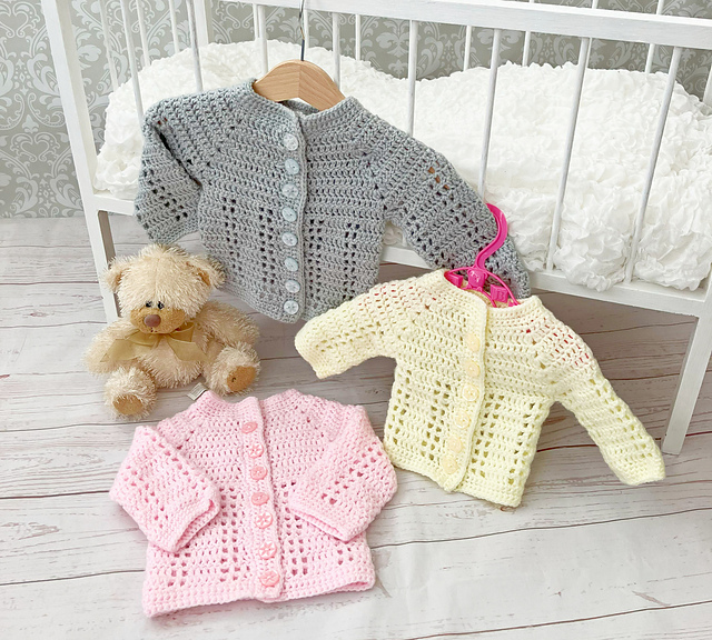 Lacy Baby Cardigan