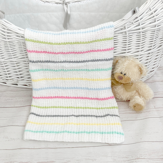Rainbow Stripe Blanket