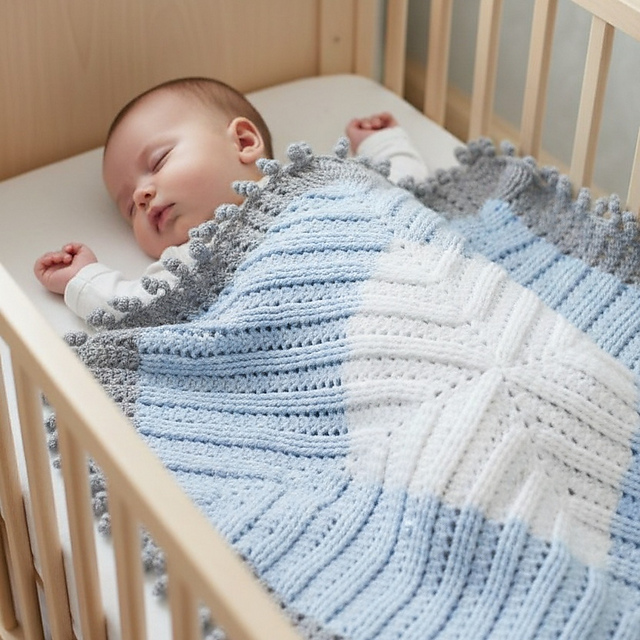 103 Curly Edge Blanket