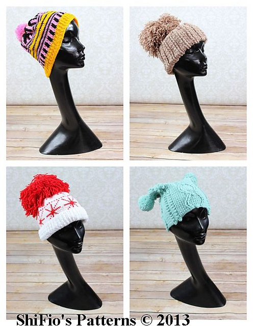 244-All About Pom-poms Hats