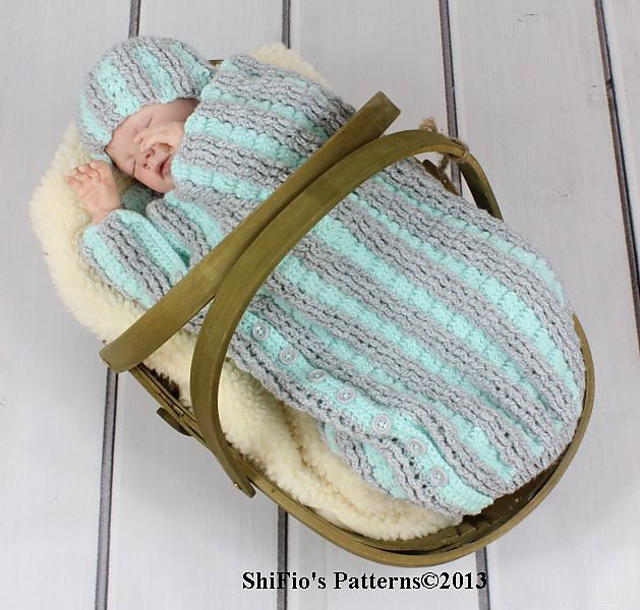 231- Pleated Baby Cocoon