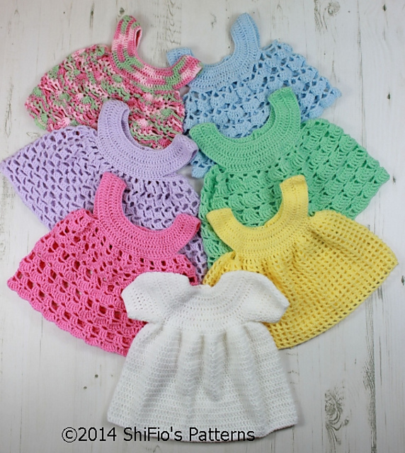 20- Dress & Six Pinafores Baby