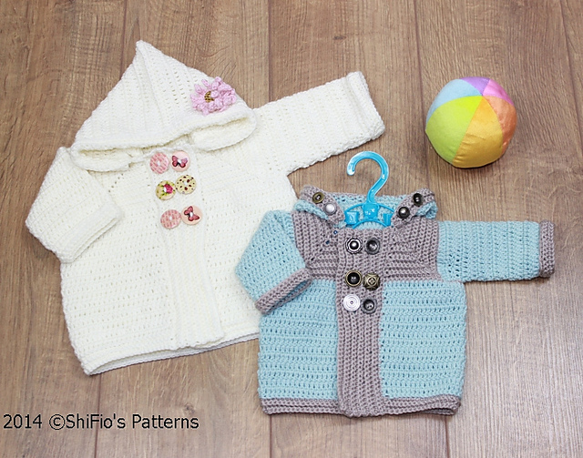 282 Buttons Hooded Jacket