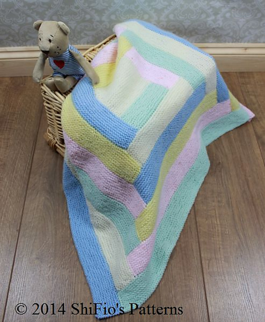 Baby Log Cabin Blanket 292