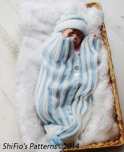 221- Pleated Baby Cocoon
