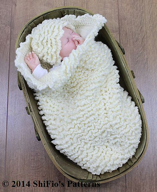 127 Baby Ruffled Cocoon #127
