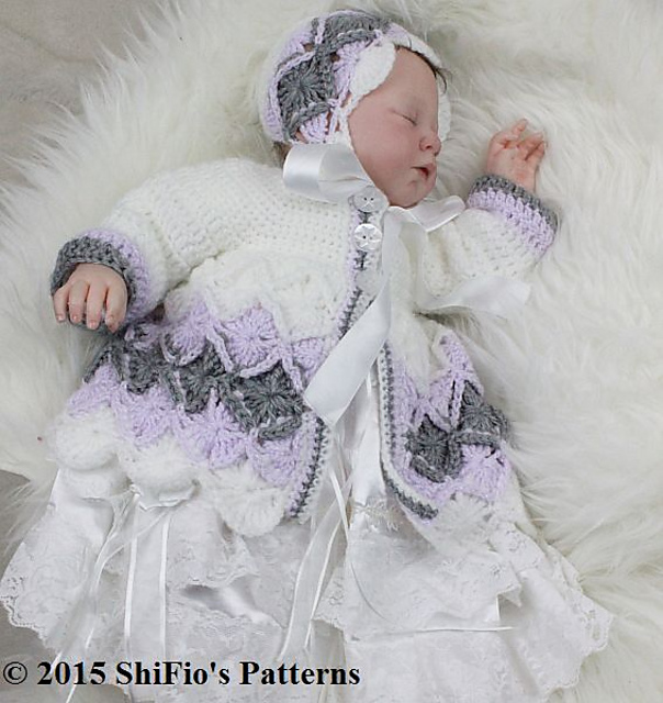 Bavarian Baby Matinee Jacket #177
