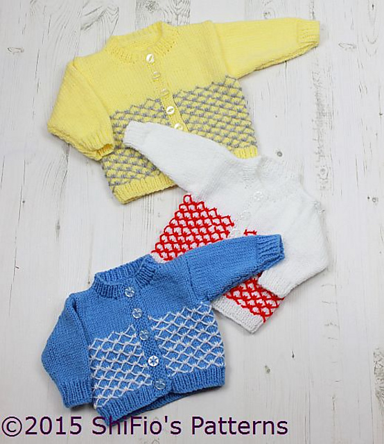 Royal Quilting Cardigan #314