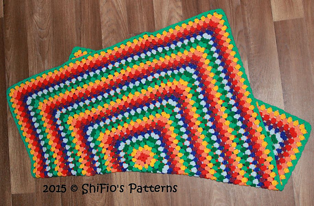 Granny Square Afghan #338